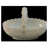 VTG Imperial Glass Daisy Button Basket Dish