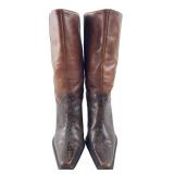 Antonio Melani Cassidy Tooled Leather Boots 7.5M