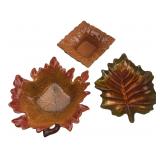 Arte Florum & INT Ceramic Leaf Bowls Set of 3