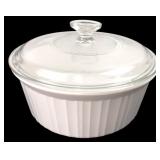 CorningWare French White 2.5L Casserole Dish