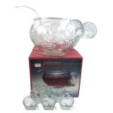Indiana Glass Celebration 18-Piece Punch Set