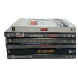 Sealed Lot of 6 DVDs & Blu-rays