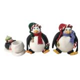 Hallmark Winter Penguin Figurines Set