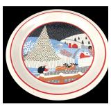 Twas the Night Before Christmas Ceramic Plate 12'