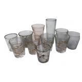 Mixed Lot of 11 Vintage Shot Glasses
