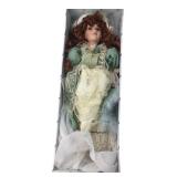 Duck House Heirloom Porcelain Doll 18' H