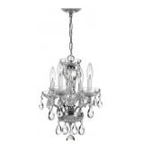 NIB Crystorama Welton 11-Inch Crystal Chandelier
