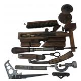 Vintage Stanley Hacksaw & Mixed Hand Tools Lot