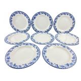 Classic Traditions Blue Fruit 8' Plates
