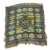 Woven Jacquard Floral Mandala Throw Blanket
