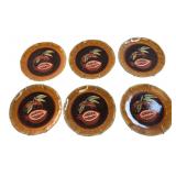 Groves Bella Toscana Pomegranate Plates Set of 6