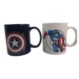 Marvel ICUP Inc. Captain America Mugs Pair
