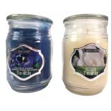 Ashland Wild Blue Pansies & Gardenia Jar Candles