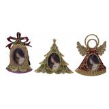 Meijer Set of 3 Mini Christmas Picture Frames