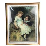 Frederick Morgan 'Sweethearts' Framed Print