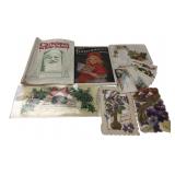 1927 Christmas Book & Vintage Ephemera Lot