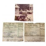 MC5 Dennis Thompson Photo & Signed Registrations