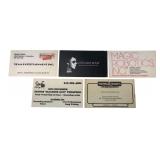 Dennis Thompson MC5 Business Cards Lot of 5