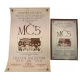 (2) MC5 1968 Grande Ballroom Concert Posters