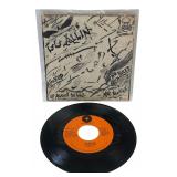 GG Allin - No Rules EP - 7" - VG