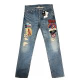 NWT Hysteric Glamour Patched Jeans w/ Tags