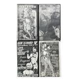 Noir Leather Erotica VHS Tapes Lot of 4