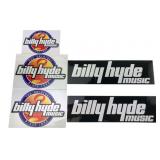 Billy Hyde Music Stickers Dennis Thompson Estate