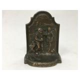 Vintage Metal Francis Drake Shakespear Bookend