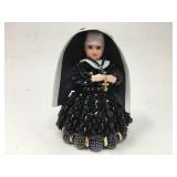 Vintage Nun Made of Beads
