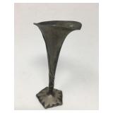 Vintage "TS" Pewter Tulip Vase