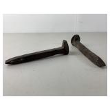 Antique Iron Railroad Spikes