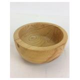 Lathe turned ash bowl