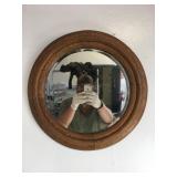 Antique Wood Mirror