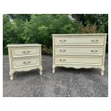 Vintage Wood Dresser and Nightstand