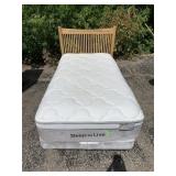 Kings Down Twin Mattress W/ Fram & Headboard