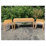 Danish Veijle Stole Mobelfrabrik Sofa & End Tables