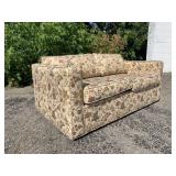 Floral Print Love Seat