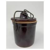 Vintage Stoneware Crock W/ Lid