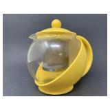 Vintage Glass & Plastic Tea Pot