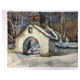 Signed Original Watercolor Painting