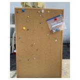 Corkboard and Pins 24 x 36