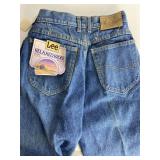 NOS Lee Relaxed Rider Denim Jeans Sz 7