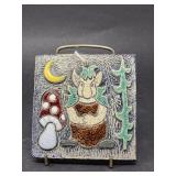 Vintage Eva Hellbom Swedish Ceramic Tile Art