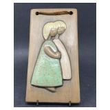 Vintage Swedish Christina Keramik Ceramic Wall Art