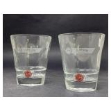 2 Vintage Jamison Whiskey Rocks Glasses