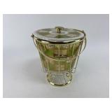 Vintage Culvers MCM Glass/Metal Ice Bucket
