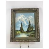 Framed & Signed Gast Oil Painting