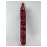 Vintage Holland Wood Wall Shot Glass Caddy