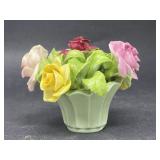 Staffordshire Porcelain Flower Bouquet