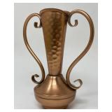 Hand Pinned Copper Vase